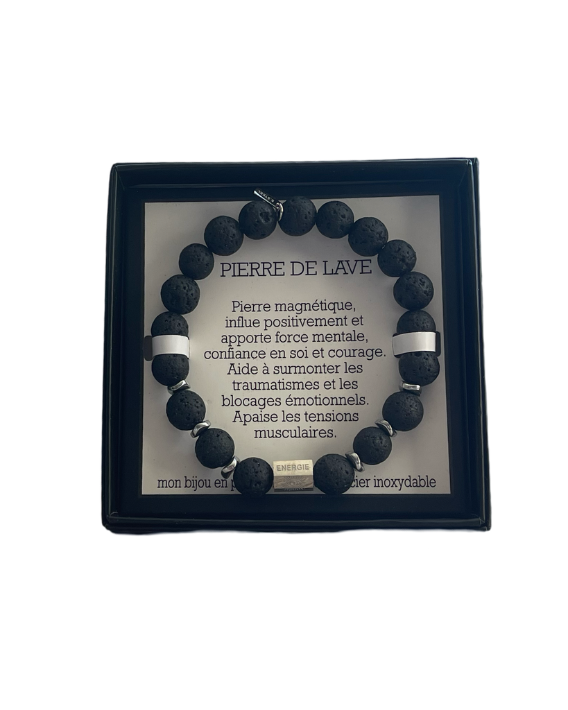 Bracelet Pierre de Lave 
